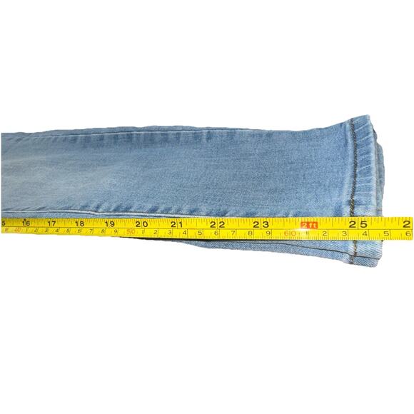 Womens Skinny Jeans Sz 16 Med-Light Wash High Rise Whisker Honey & Bristle - Picture 8 of 8